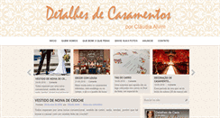 Desktop Screenshot of detalhesdecasamentos.com.br